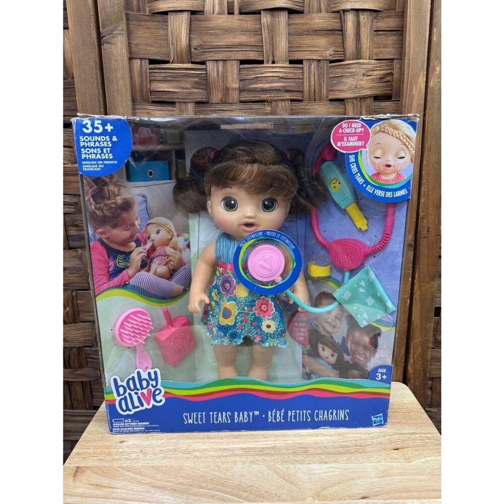 Rare 2016 Hasbro Baby Alive Sweet Tears Baby Doll